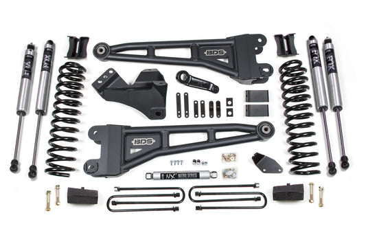 BDS 4 Inch Lift Kit W/ Radius Arm | Ford F250/F350 Super Duty (05-07) 4WD | Diesel