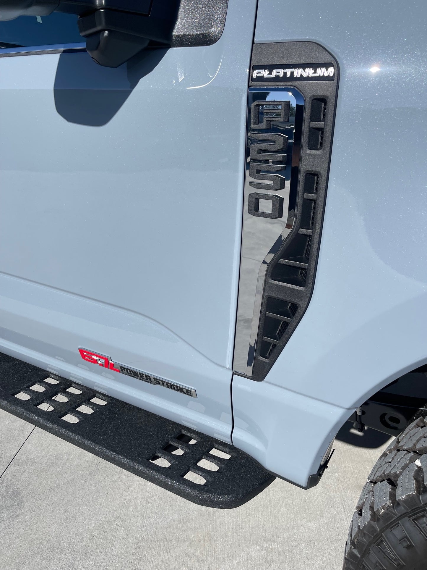 NEW 2024 FORD PLATINUM TREMOR, GLACIER GREY (STOCK #5060)