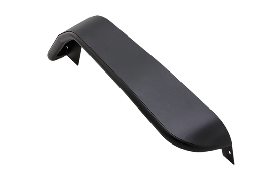 Warrior Products 2007 - 2018 Jeep Wrangler JK/JKU 12-1/2" Wide Front Tube Fender Flares (Black Powder Coated Steel)