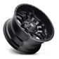 Fuel Sledge D596 Matte Black w/gloss black lip 20x9 8/180 20 124.2 (SET OF 5)