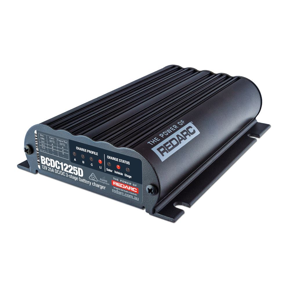 Redarc BCDC1225D DC to DC Battery Charger 12V 25A