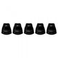 Recon Lighting 5-Piece LED Cab Roof Light Kit with Smokedr Lens & White LEDs (Ford Super Duty 17-23) Suits trucks WITHOUT factory cab roof lights)