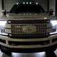 Recon Lighting 5-Piece LED Cab Roof Light Kit with Smokedr Lens & White LEDs (Ford Super Duty 17-23) Suits trucks WITHOUT factory cab roof lights)