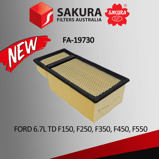 Sakura Filters FA-19730 Air Filter (F150/F250/F350/F450 2010-on with 6.7L V8)