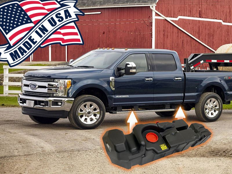 Titan 208 Litre (55 Gal) Long Range Fuel Tank (Ford F-250, F-350 2017-2023 Crew Cab, 6½' bed)