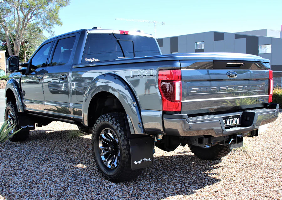 Tough Trucks Kickback Style Mud Flaps Set of Four (F250/F350 2017-2022)