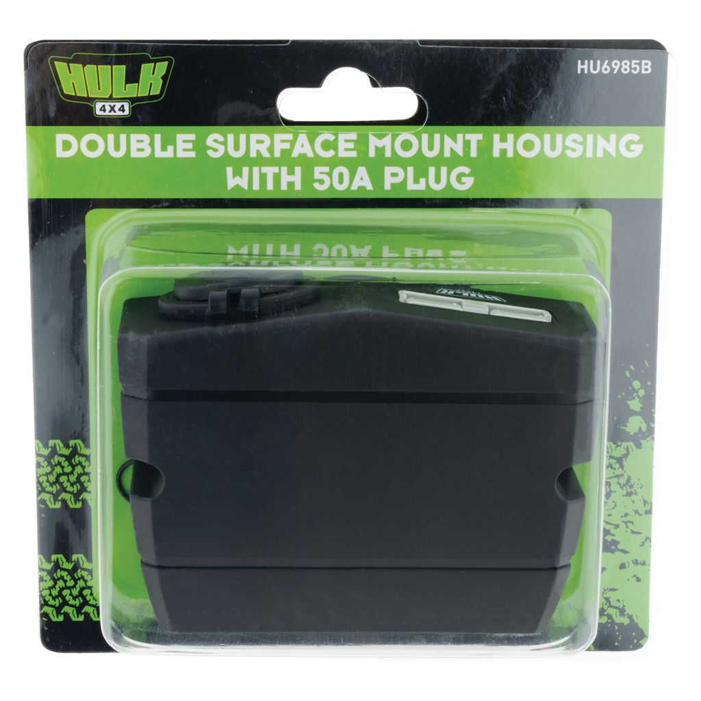 Hulk 4x4 Double Surface Mount Housing With 50a Plug