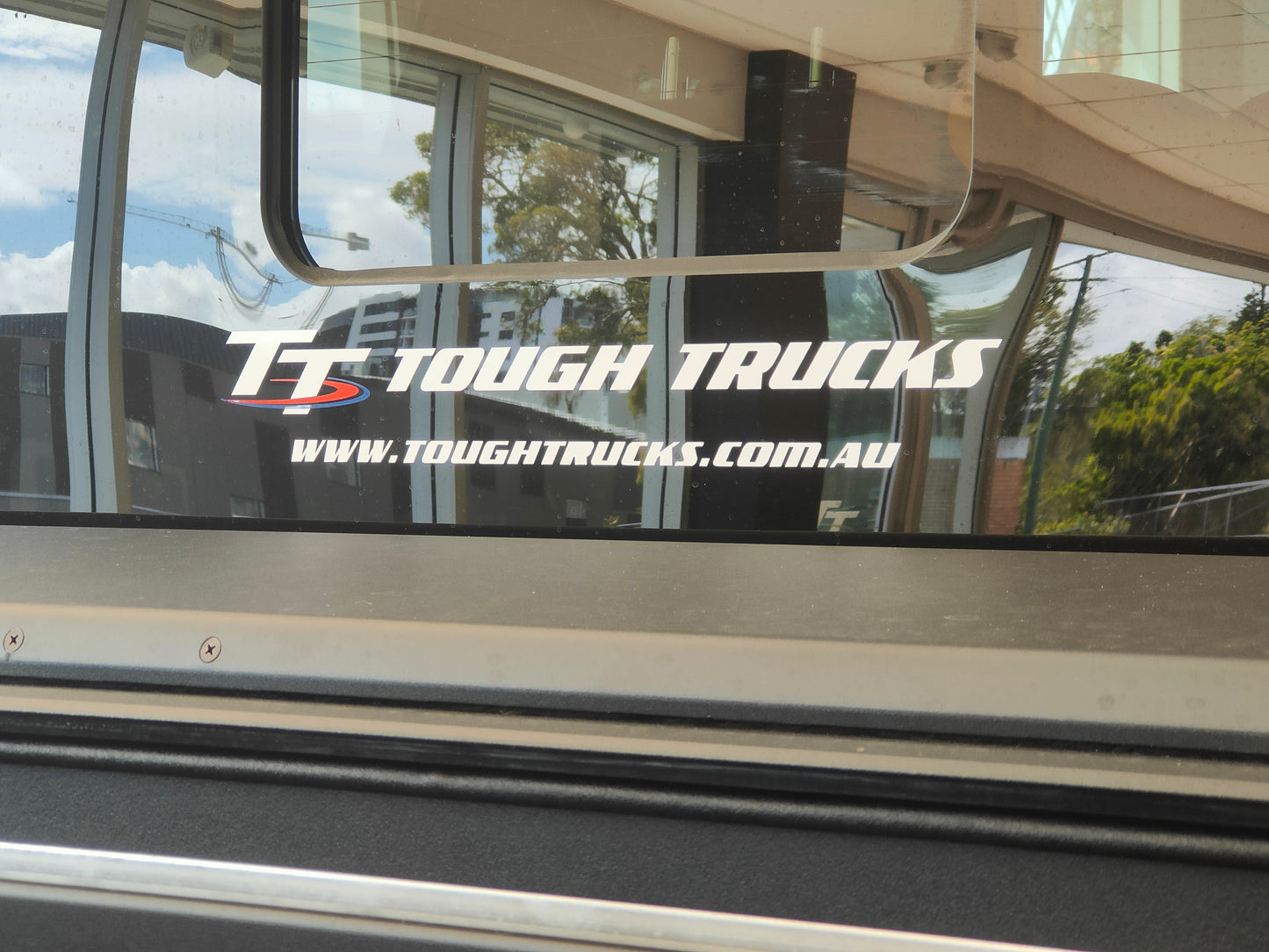 Tough Trucks Vehicle Sticker (40cm x 7cm)
