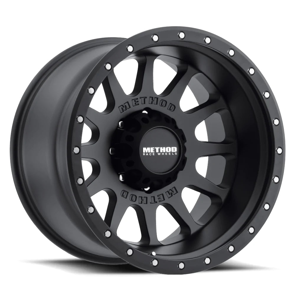 Method MR60529087512N 605 NV, Matte Black, 20x9, 8x170, -12/4.50" (F250, F350 2019-on)