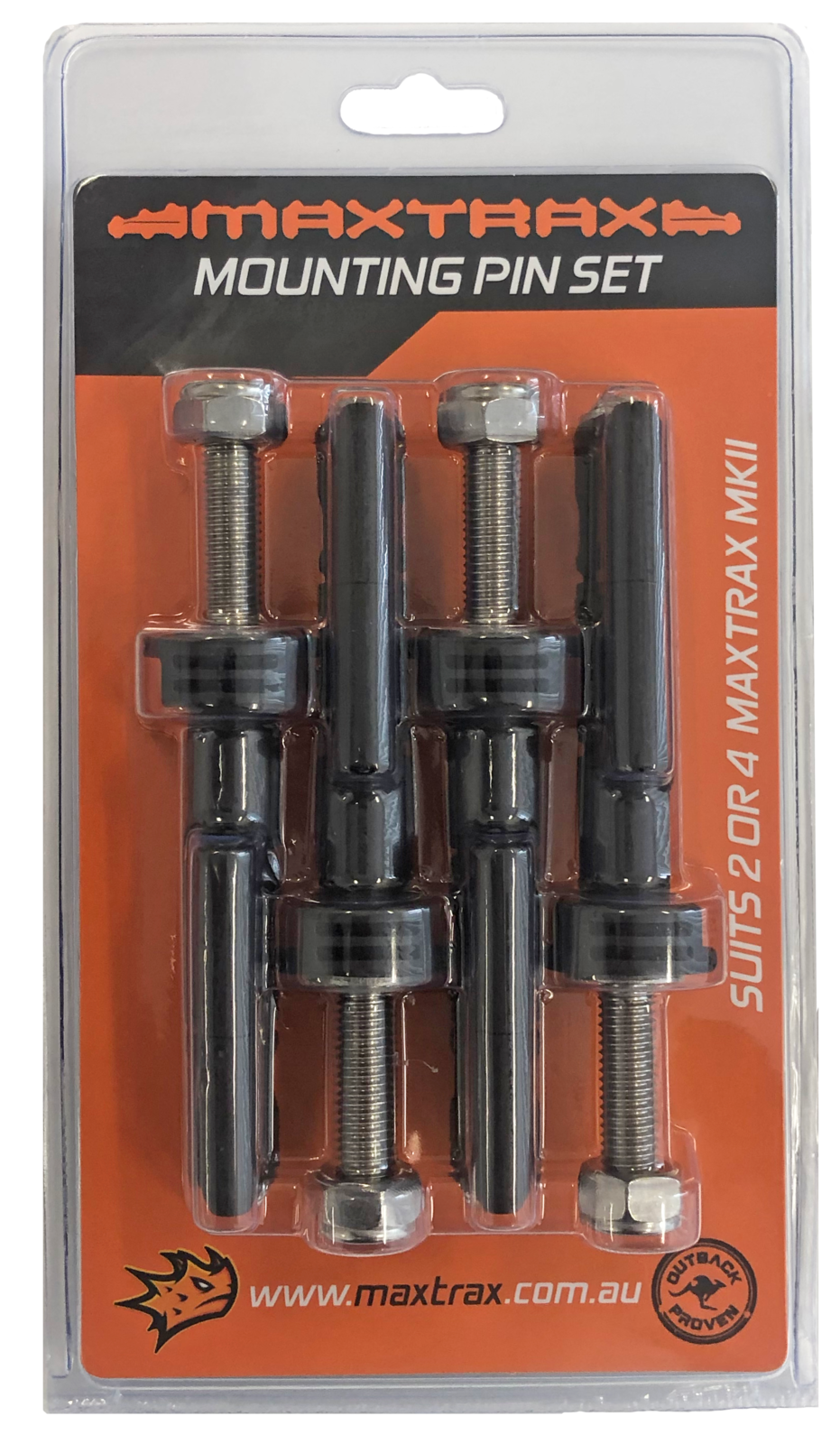 MAXTRAX Mounting Pin Set - MKII (40mm)