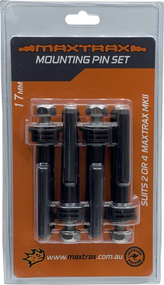 MAXTRAX Mounting Pin Set - MKII (17mm)