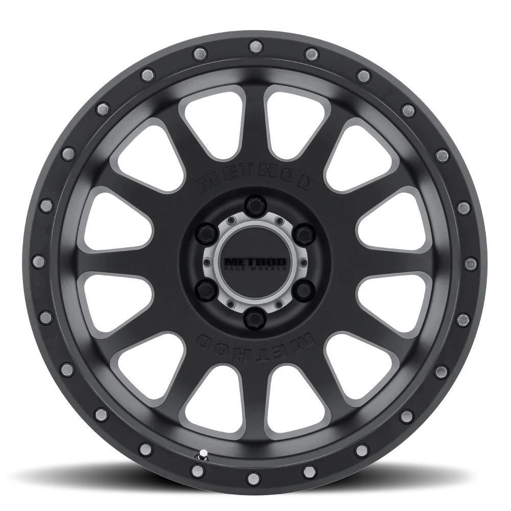 Method MR60529087512N 605 NV, Matte Black, 20x9, 8x170, -12/4.50" (F250, F350 2019-on)
