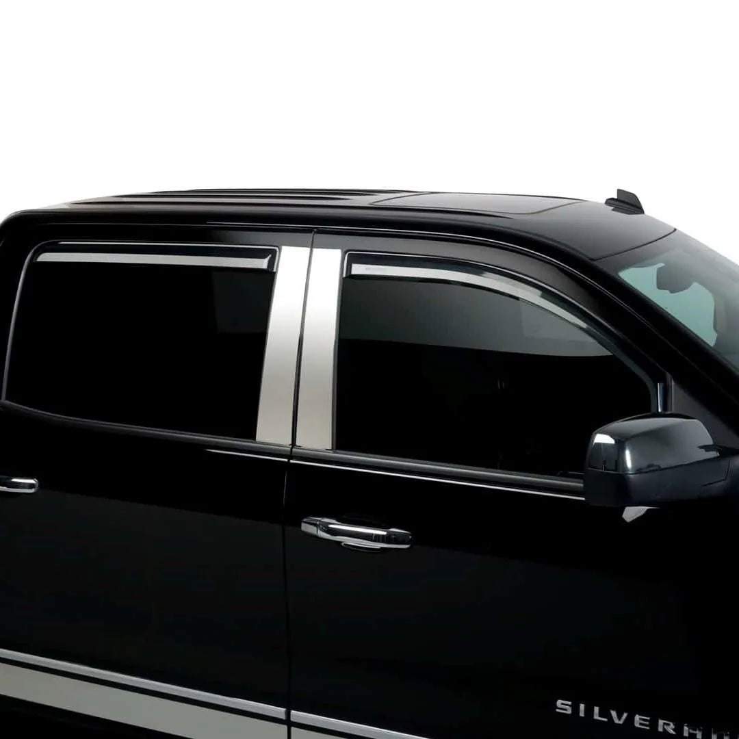 Putco 580242 Element Tinted Window Deflectors Crew Cab - Set of 4 (Silverado 1500 2020-2023)