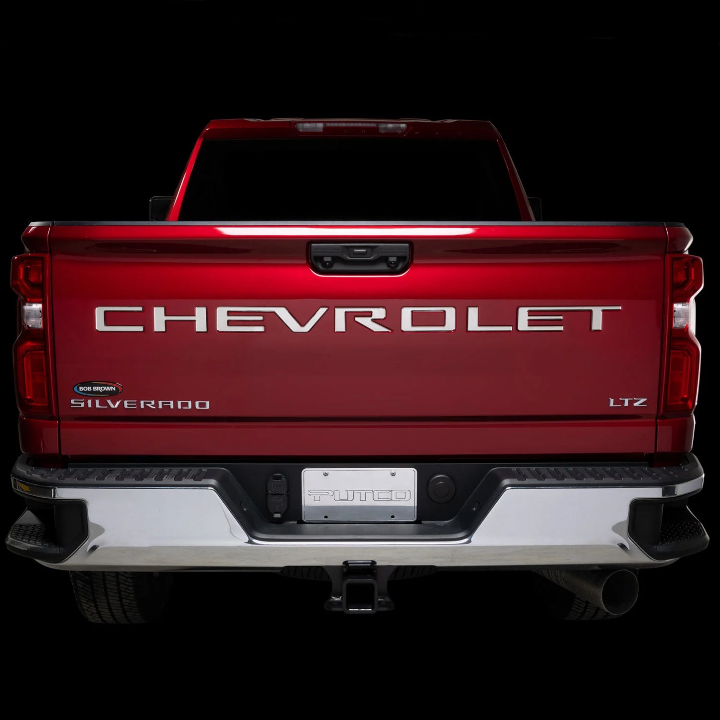 Putco 55550GM Chevrolet Tailgate Lettering Emblem Kits - Stainless Steel - Cut Lettering (Silverado 1500 2020-2023)