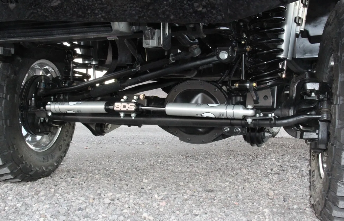 BDS Dual Stabilizer Mount Kit w/Fox 2.0 Steering Dampers (F250/350 2005-2022)