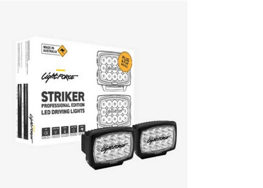 Lightforce STRIKERLEDPK Striker LED Professional Edition Driving Light - Twin Pack