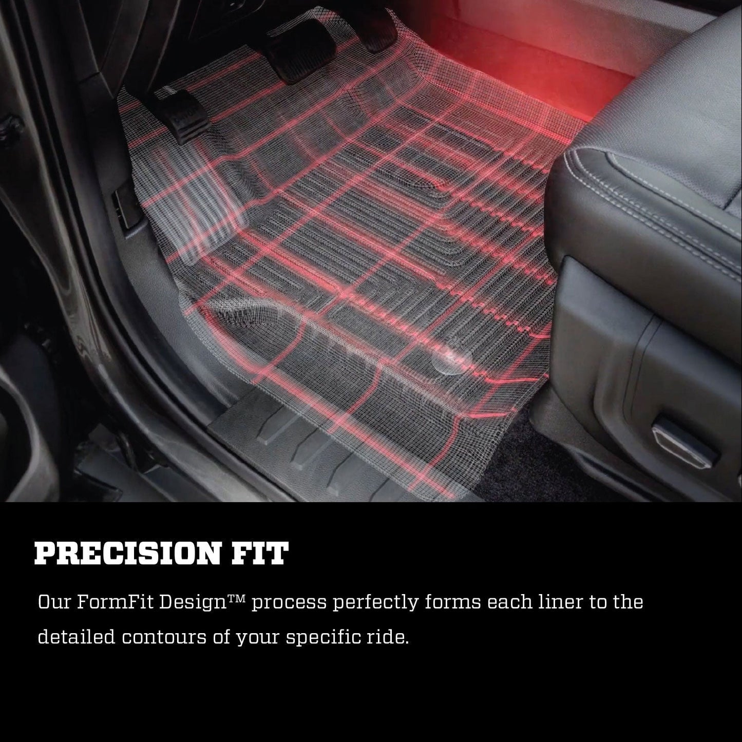 Husky Liners Weatherbeater Floor Mats FRONT AND REAR SET (F250/F350/F450 2017-2024)