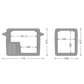 Dometic CFF45PACK Portable fridge/freezer, 44L